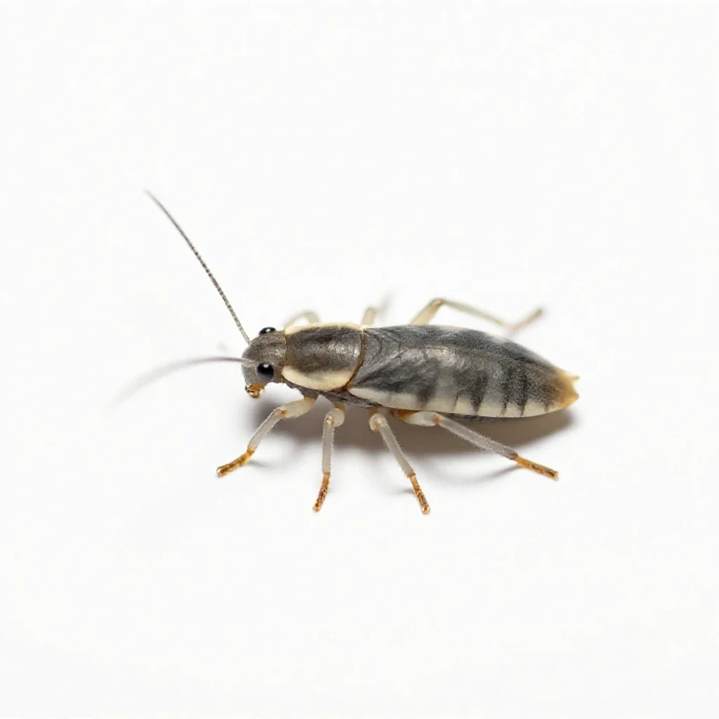 Onion thrips isolated on a white background