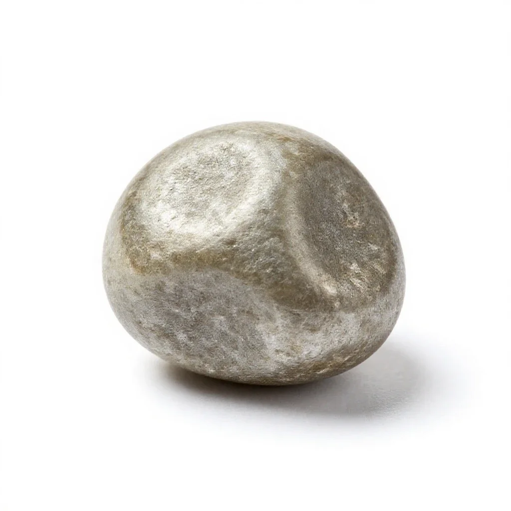 Bladder stone isolated on a white background