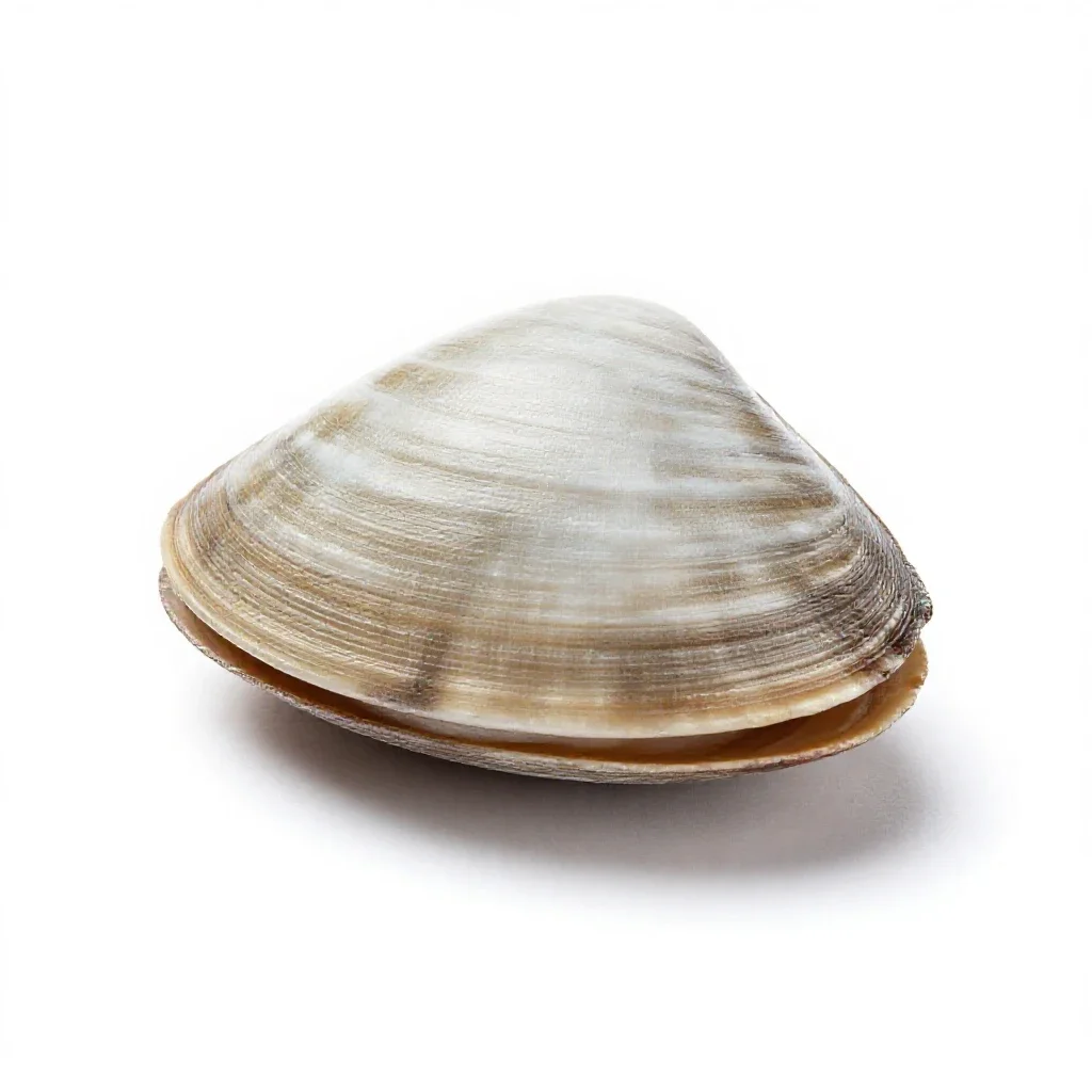 Clamshell isolated on a white background