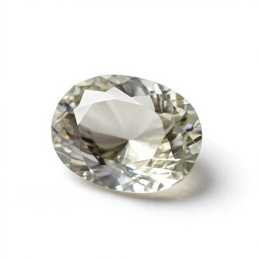 Gem isolated on a white background