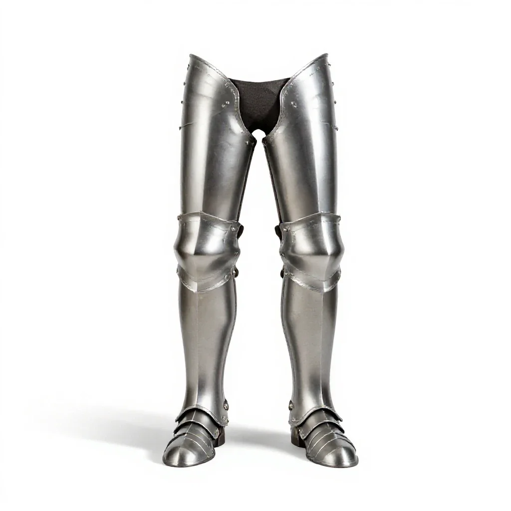 Greave isolated on a white background