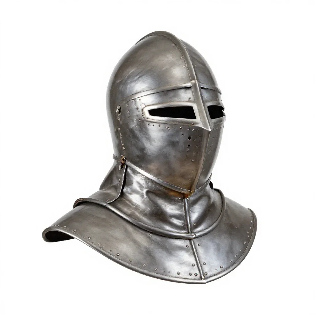 Heaume isolated on a white background