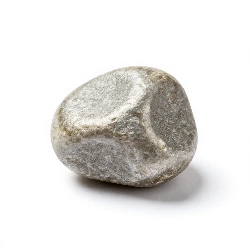 Kidney stone isolated on a white background