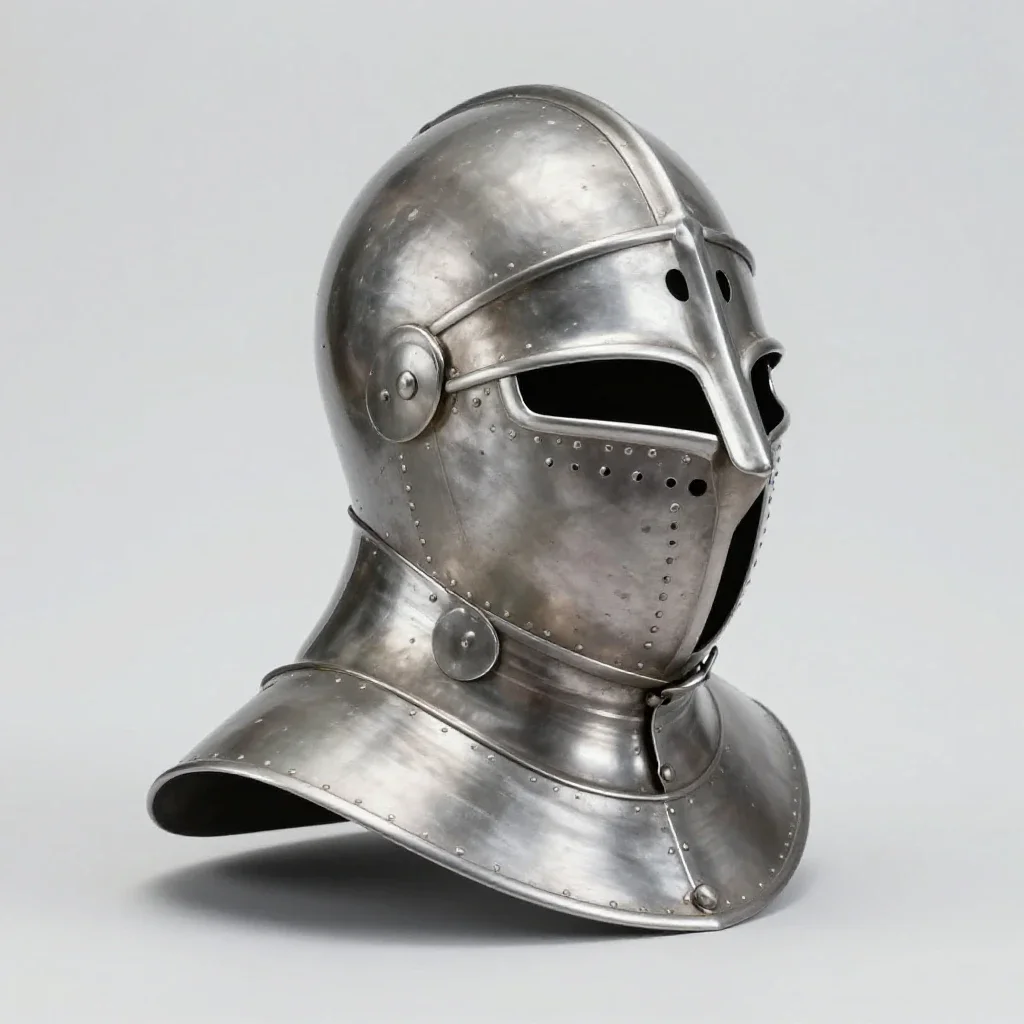 Morion isolated on a white background