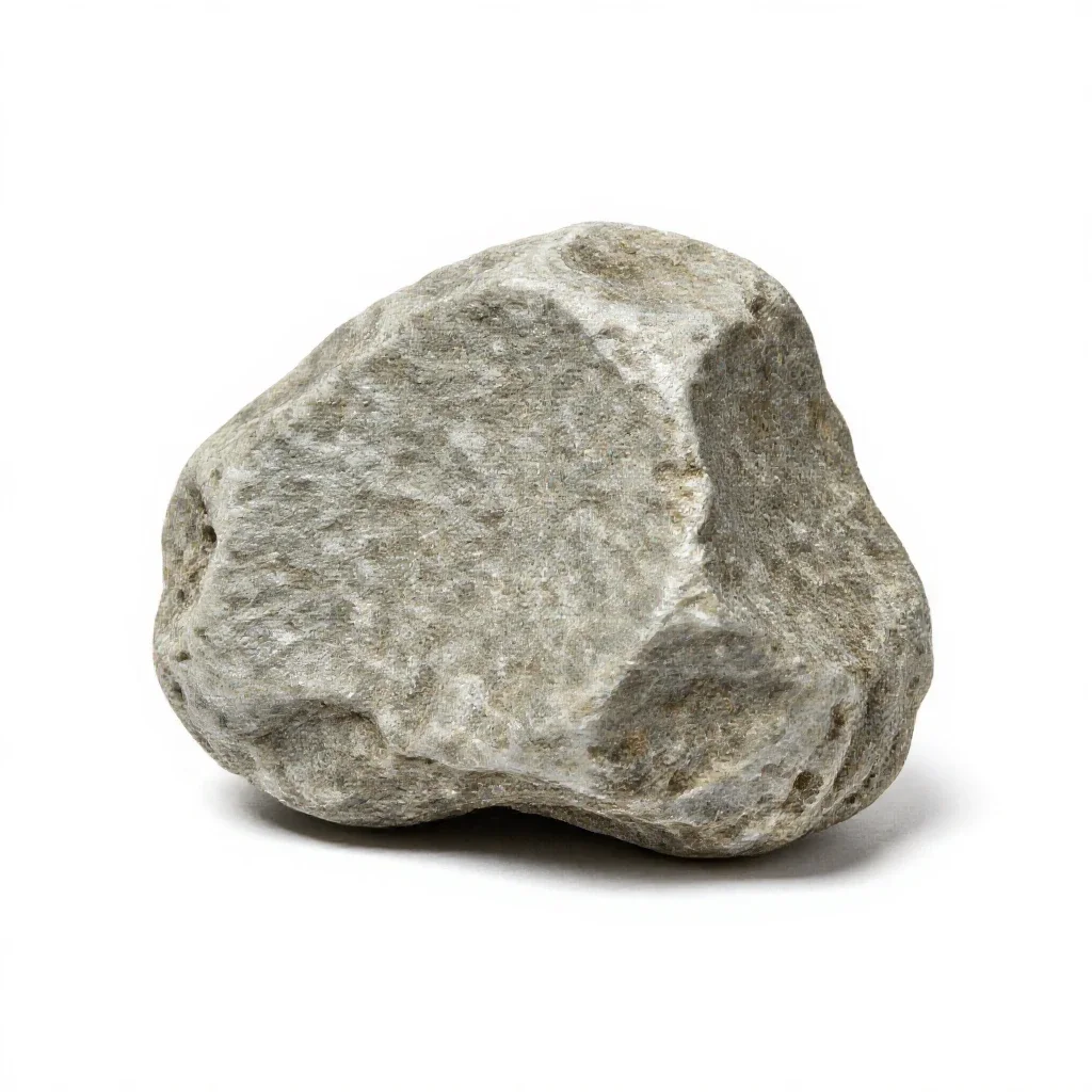 Rock isolated on a white background