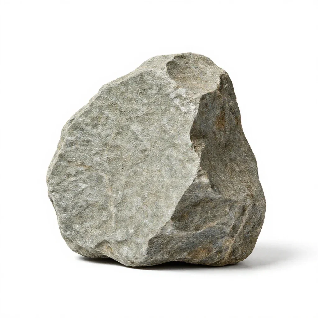 Wall rock isolated on a white background
