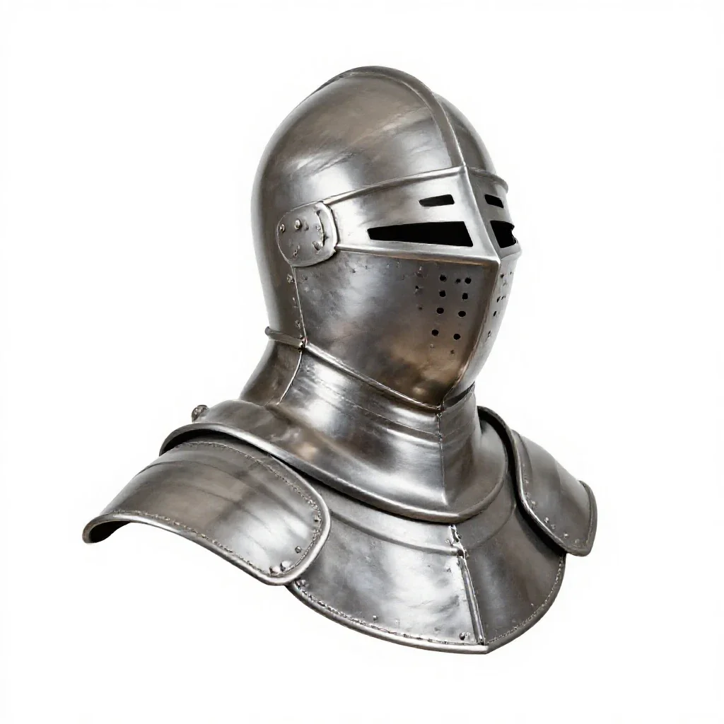 Armet isolated on a white background