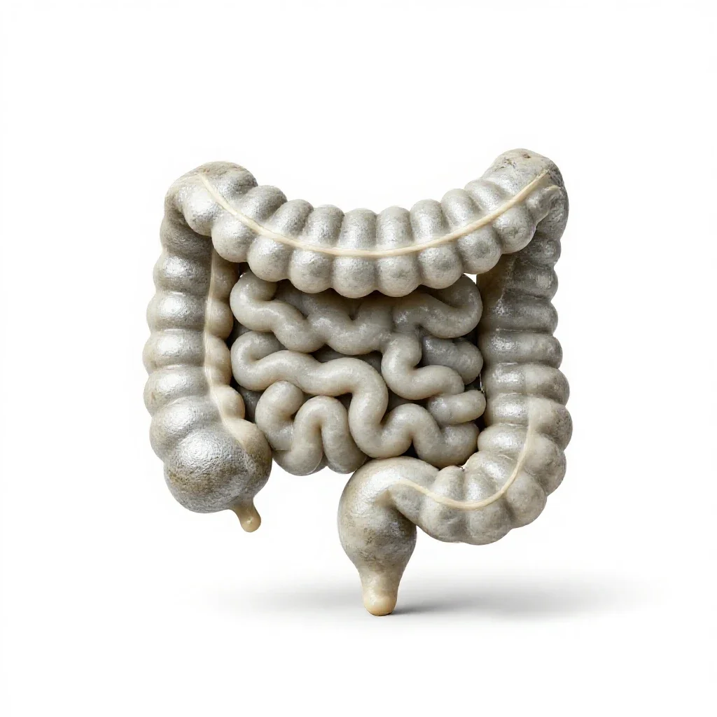 Enterolith isolated on a white background