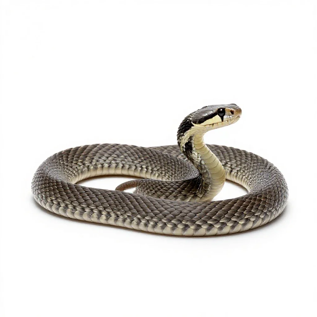 Diamondback isolated on a white background