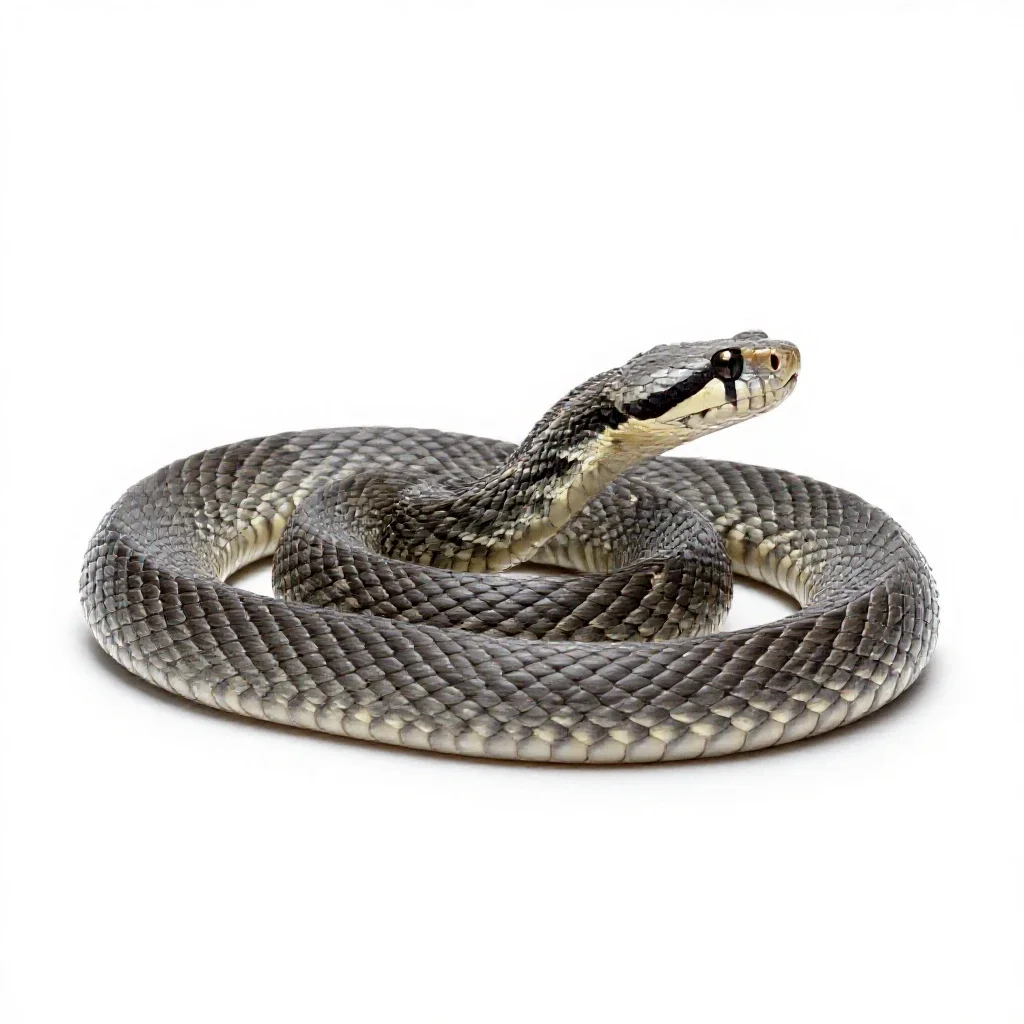 Fer-de-lance isolated on a white background