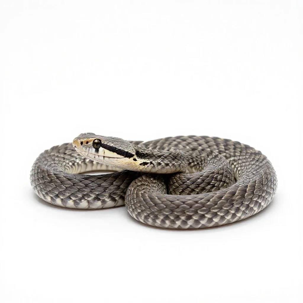 Horned viper isolated on a white background