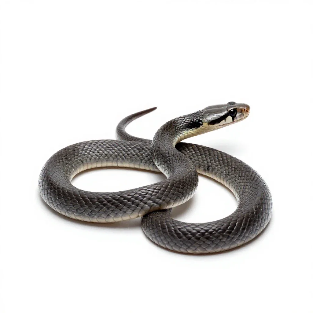 Sea snake isolated on a white background