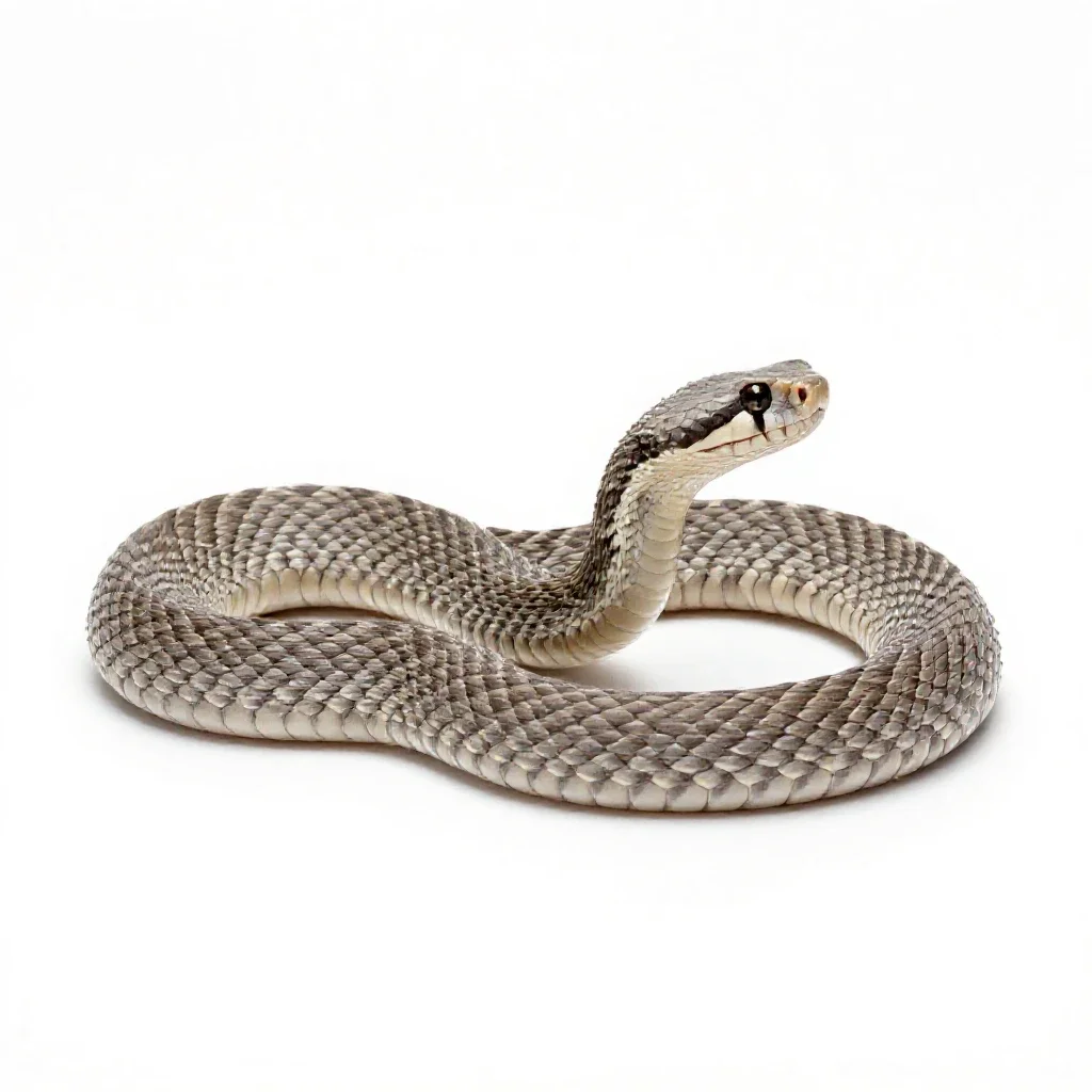 Sidewinder isolated on a white background