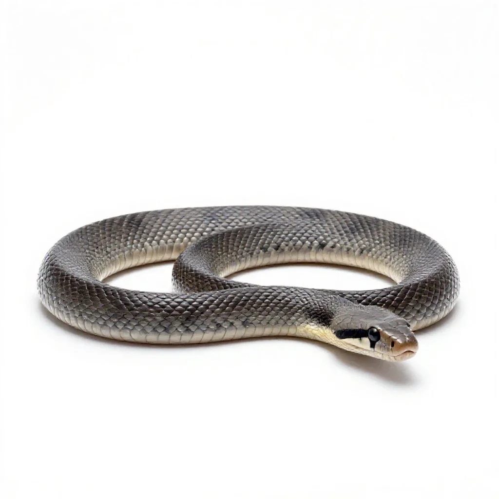 Taipan isolated on a white background