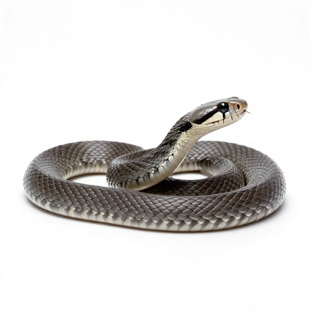 Viper isolated on a white background