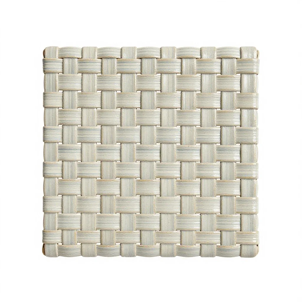 Basket weave isolated on a white background