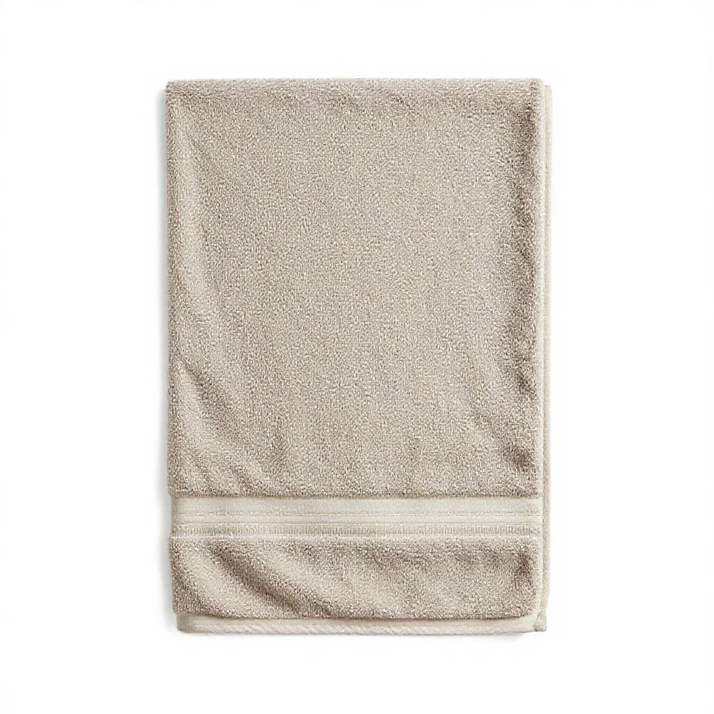 Bath towel isolated on a white background