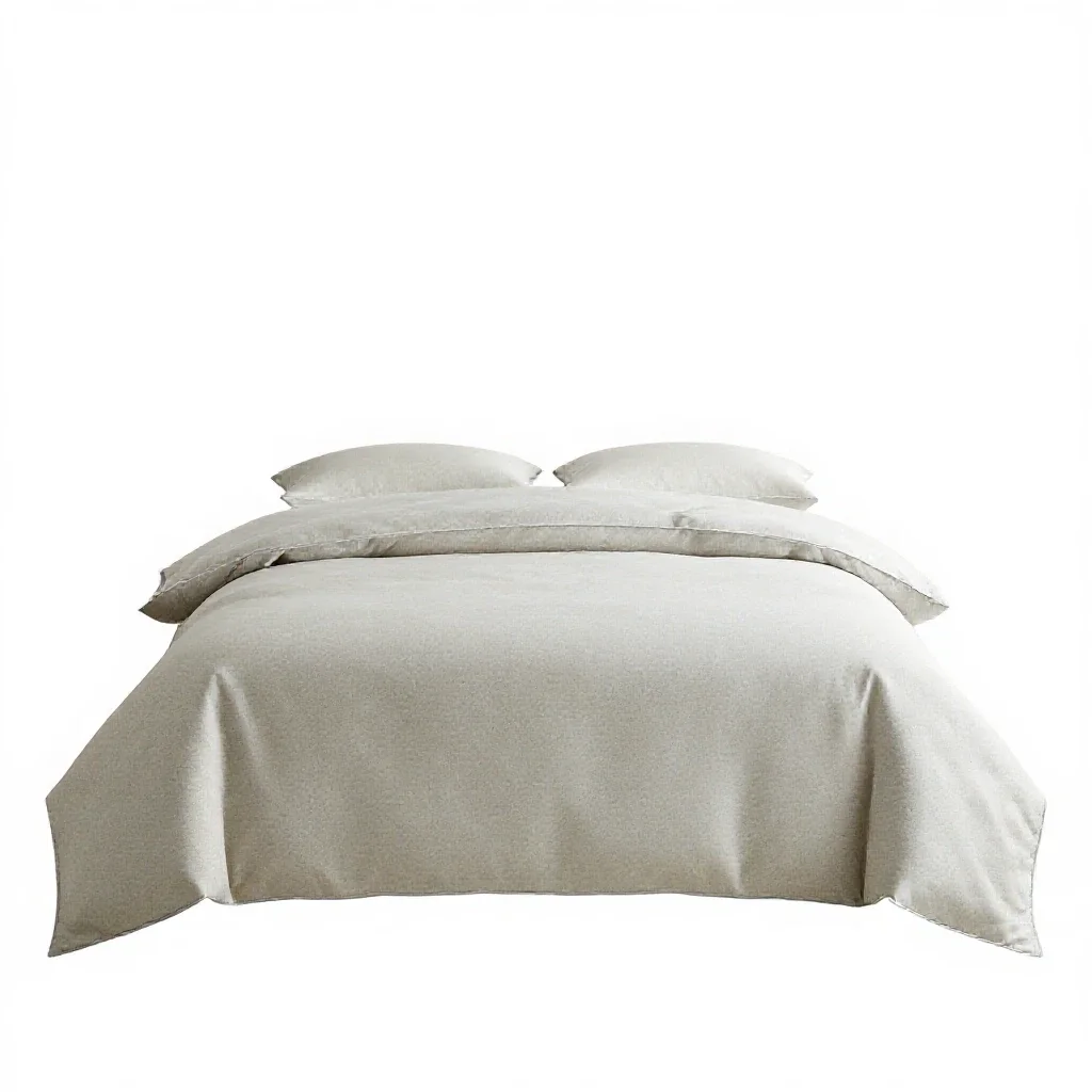 Bedclothes isolated on a white background