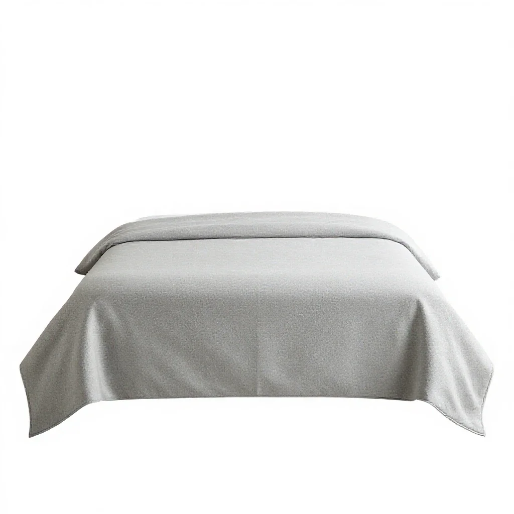 Bedspread isolated on a white background