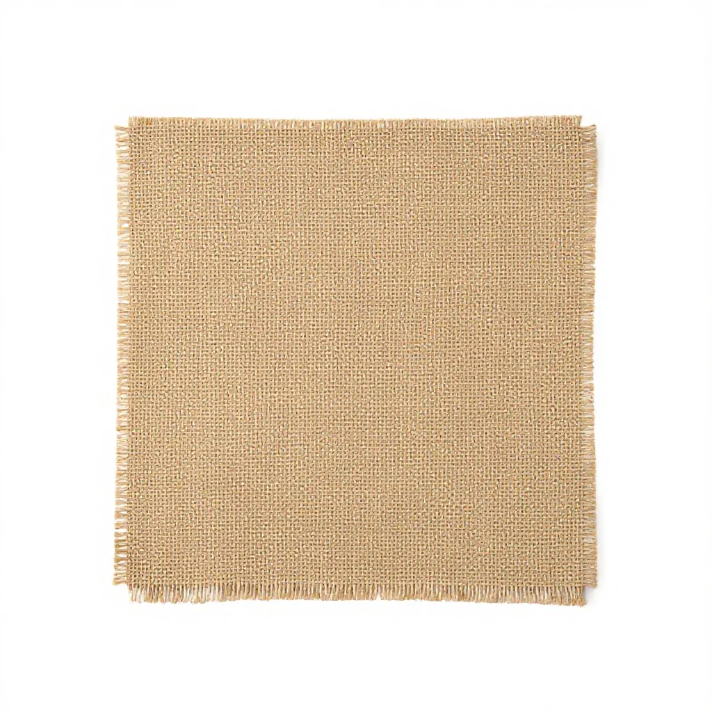 Burlap isolated on a white background