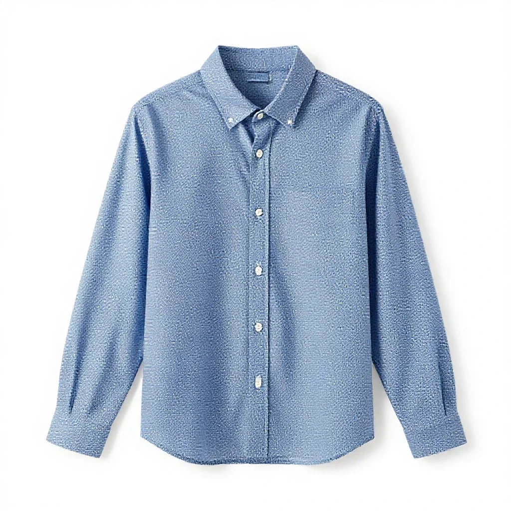 Chambray isolated on a white background