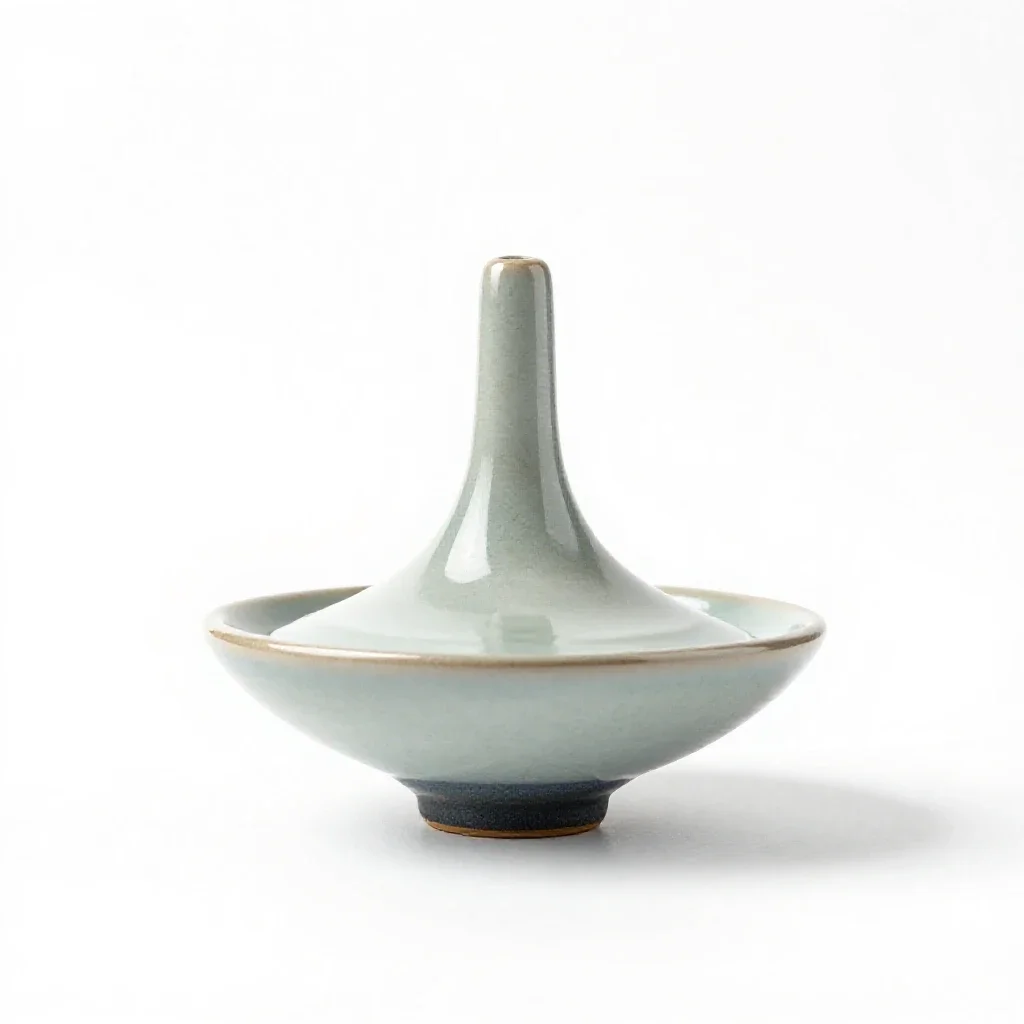 Humming top isolated on a white background