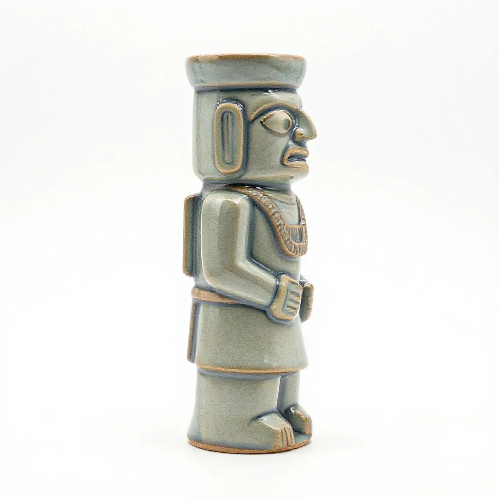 Kachina isolated on a white background