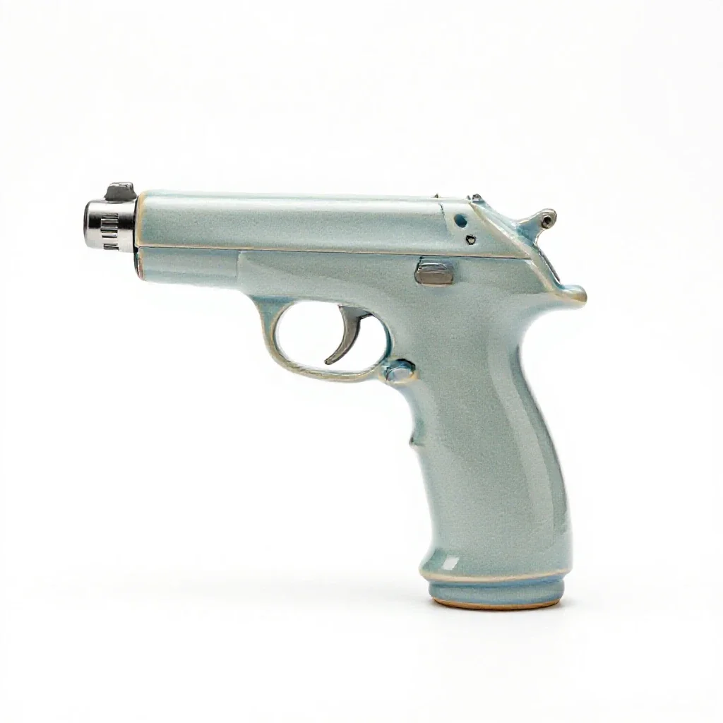 Pea shooter isolated on a white background