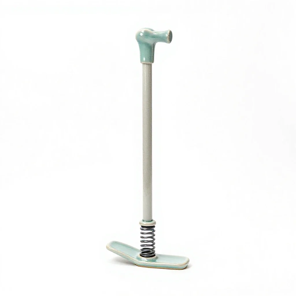 Pogo stick isolated on a white background