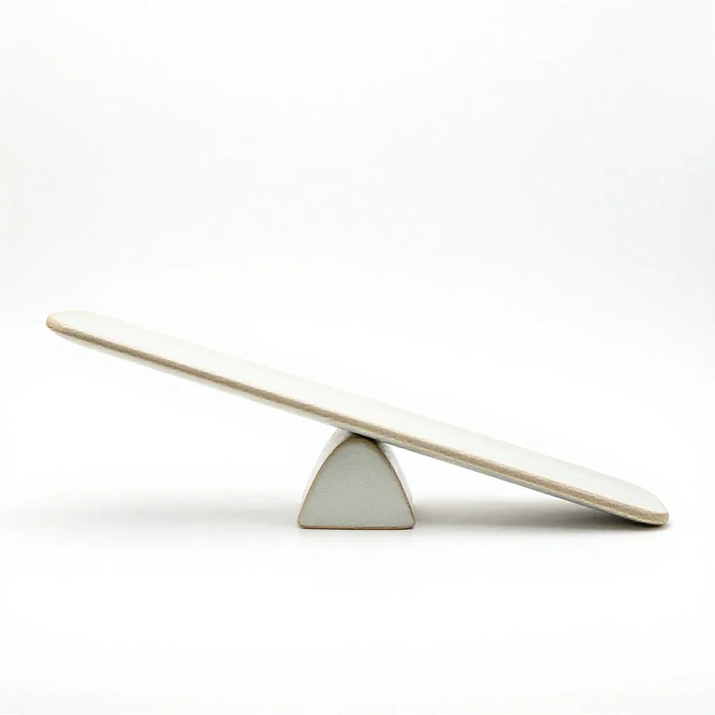 Seesaw isolated on a white background
