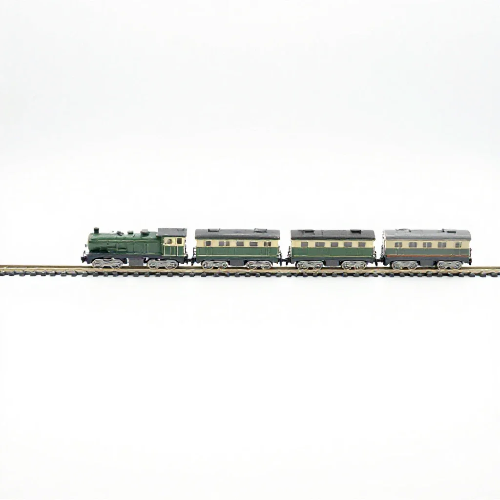 Train set isolated on a white background