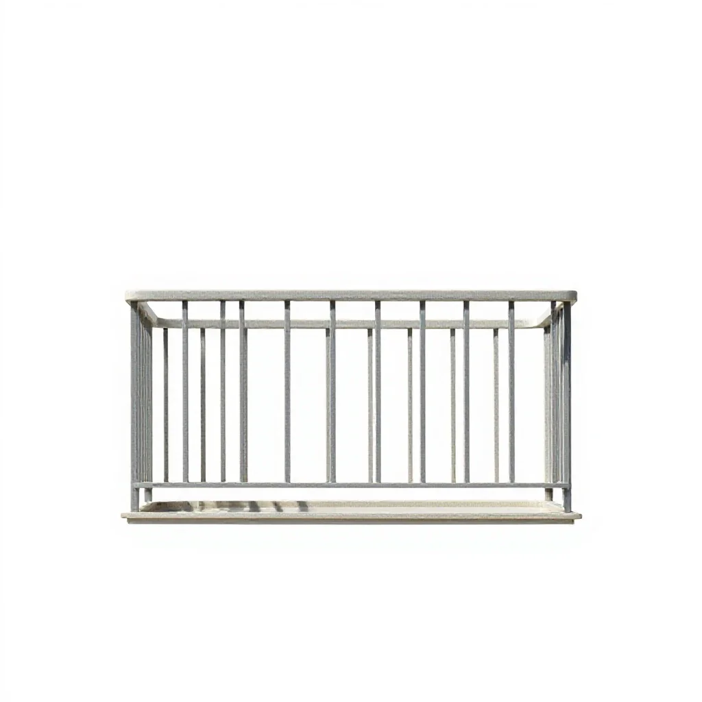 Balcony isolated on a white background