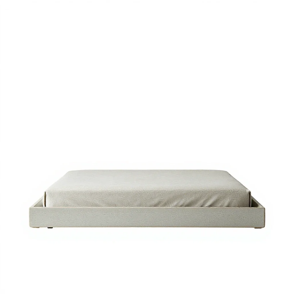 Bedroom isolated on a white background