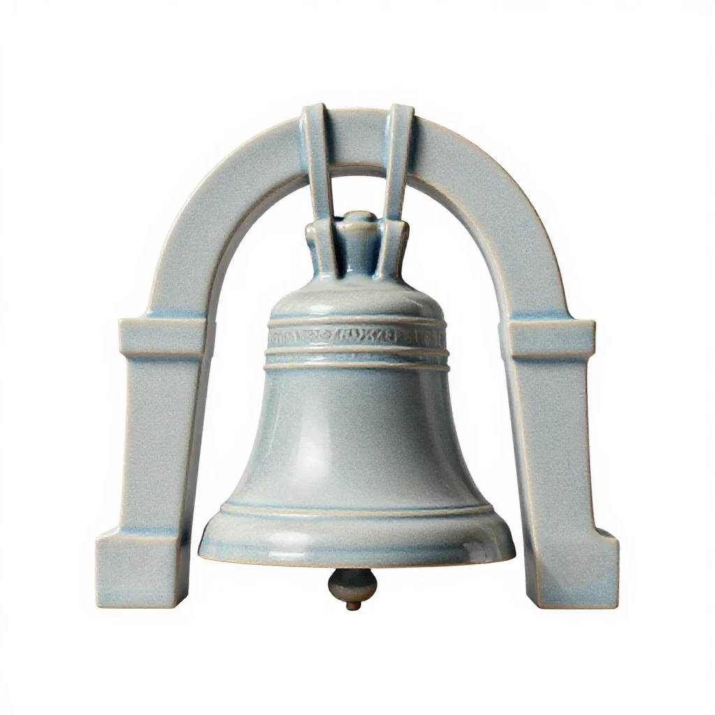 Bell arch isolated on a white background
