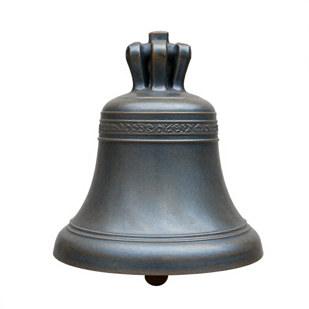 Bell foundry isolated on a white background