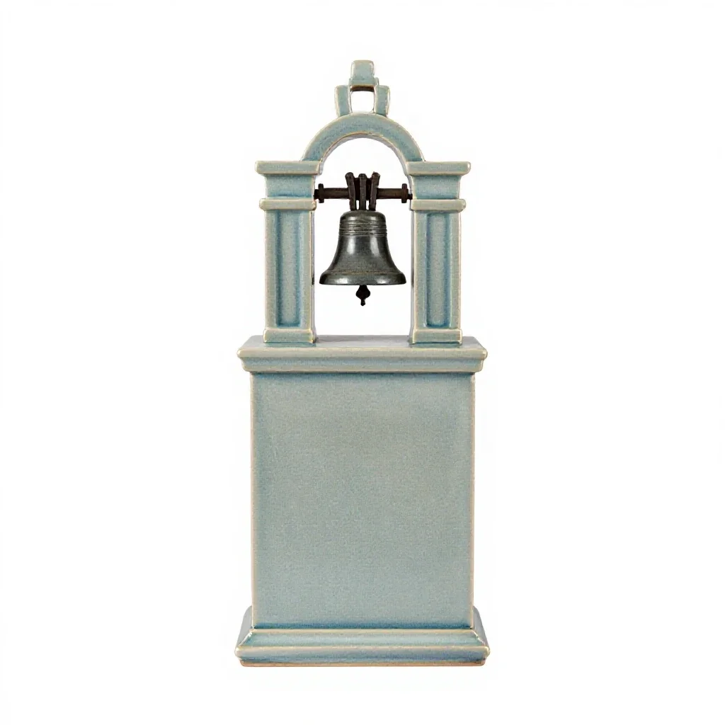 Bell tower isolated on a white background