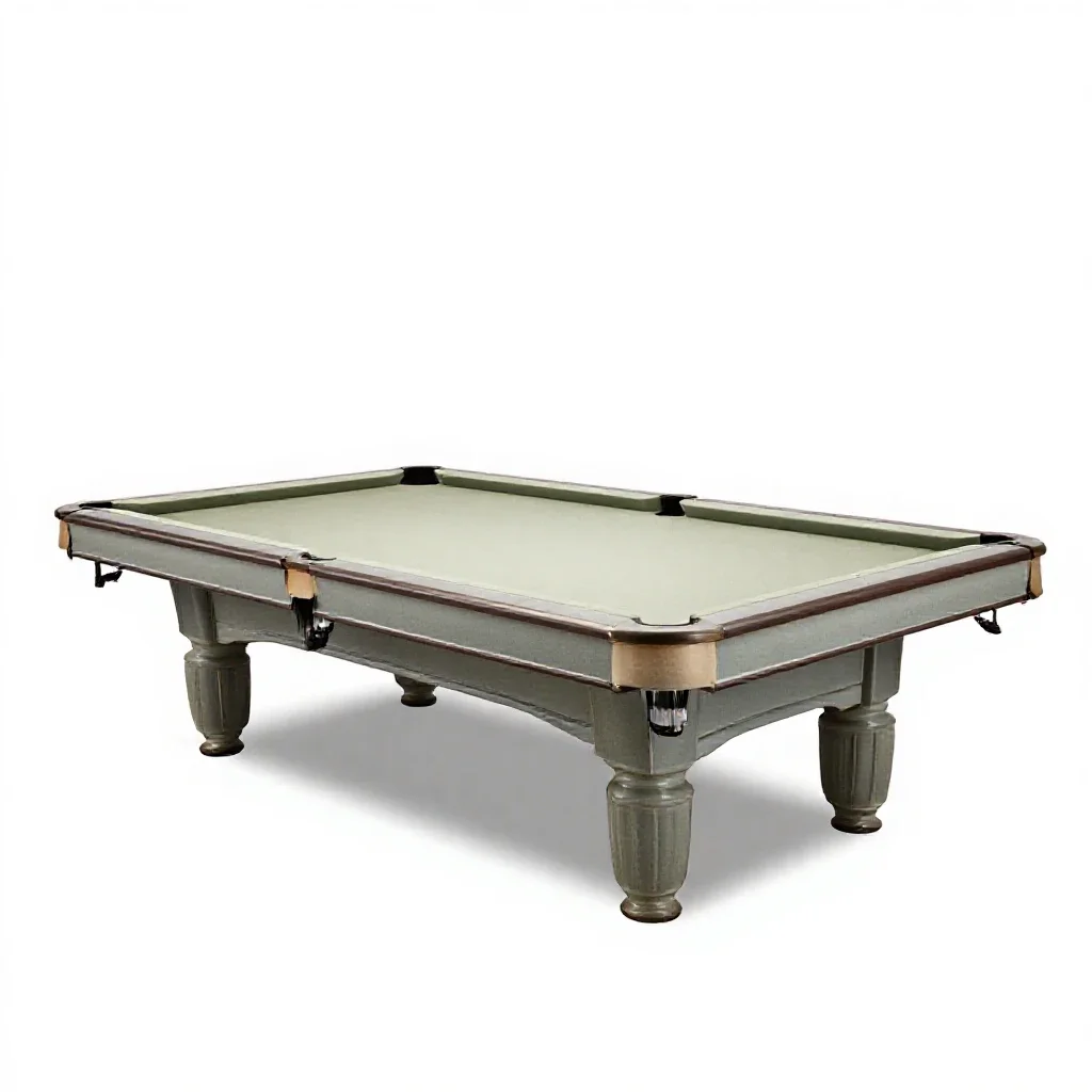 Billiard room isolated on a white background