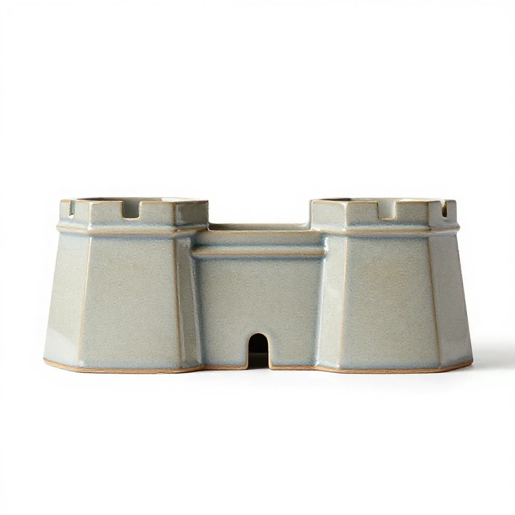 Blockhouse isolated on a white background