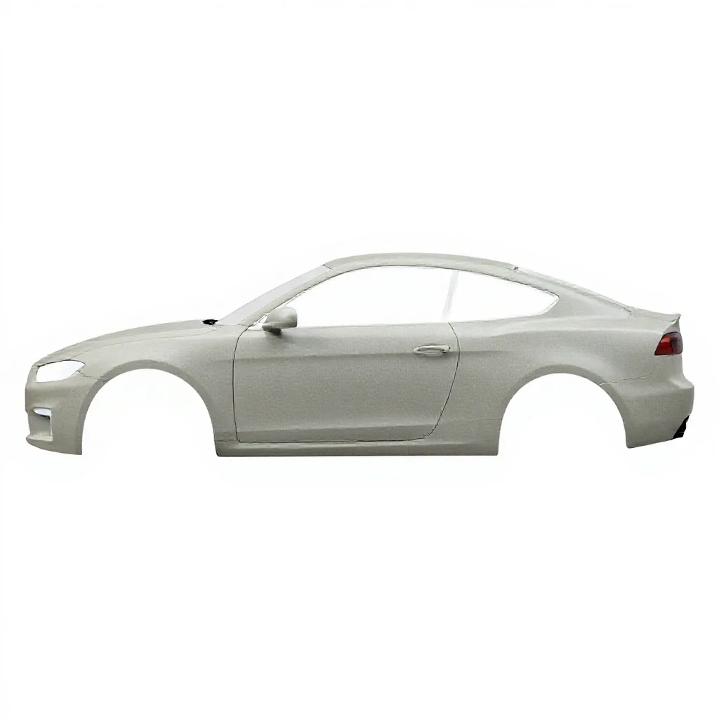 Bodywork isolated on a white background