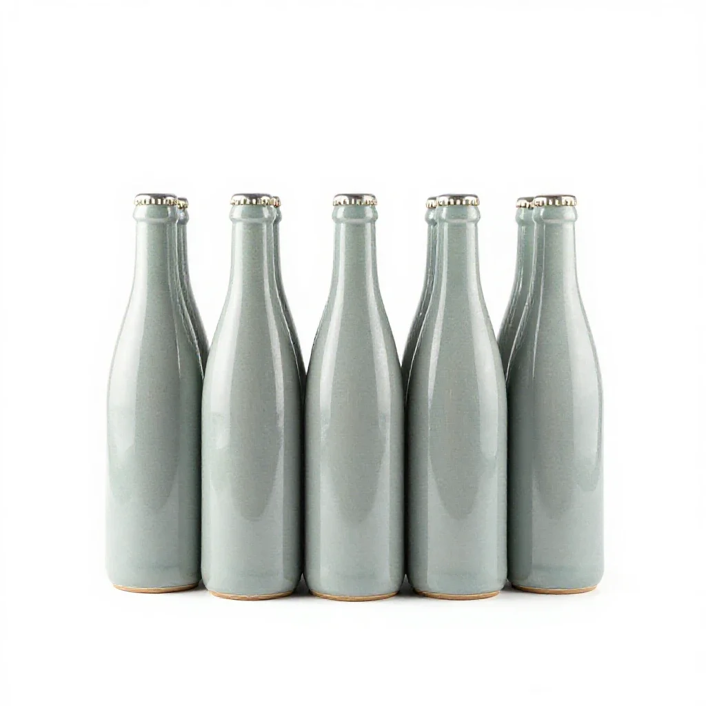 Bottling plant isolated on a white background