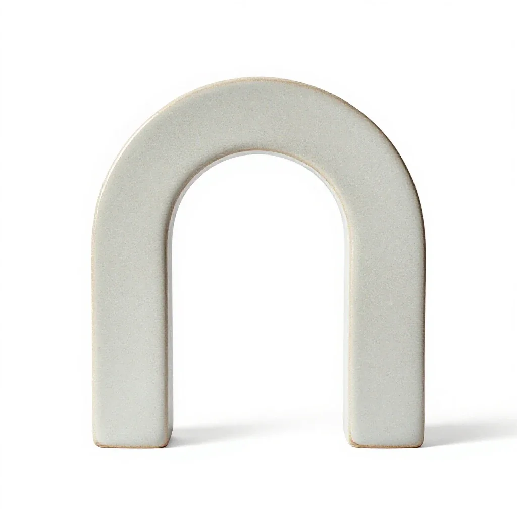 Broken arch isolated on a white background