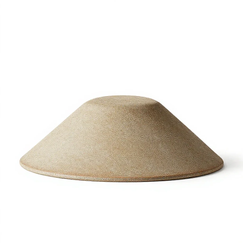 Burial mound isolated on a white background