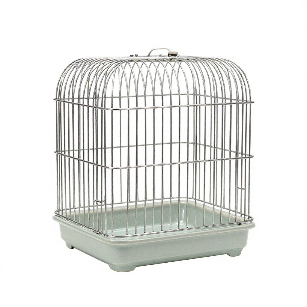 Cage isolated on a white background