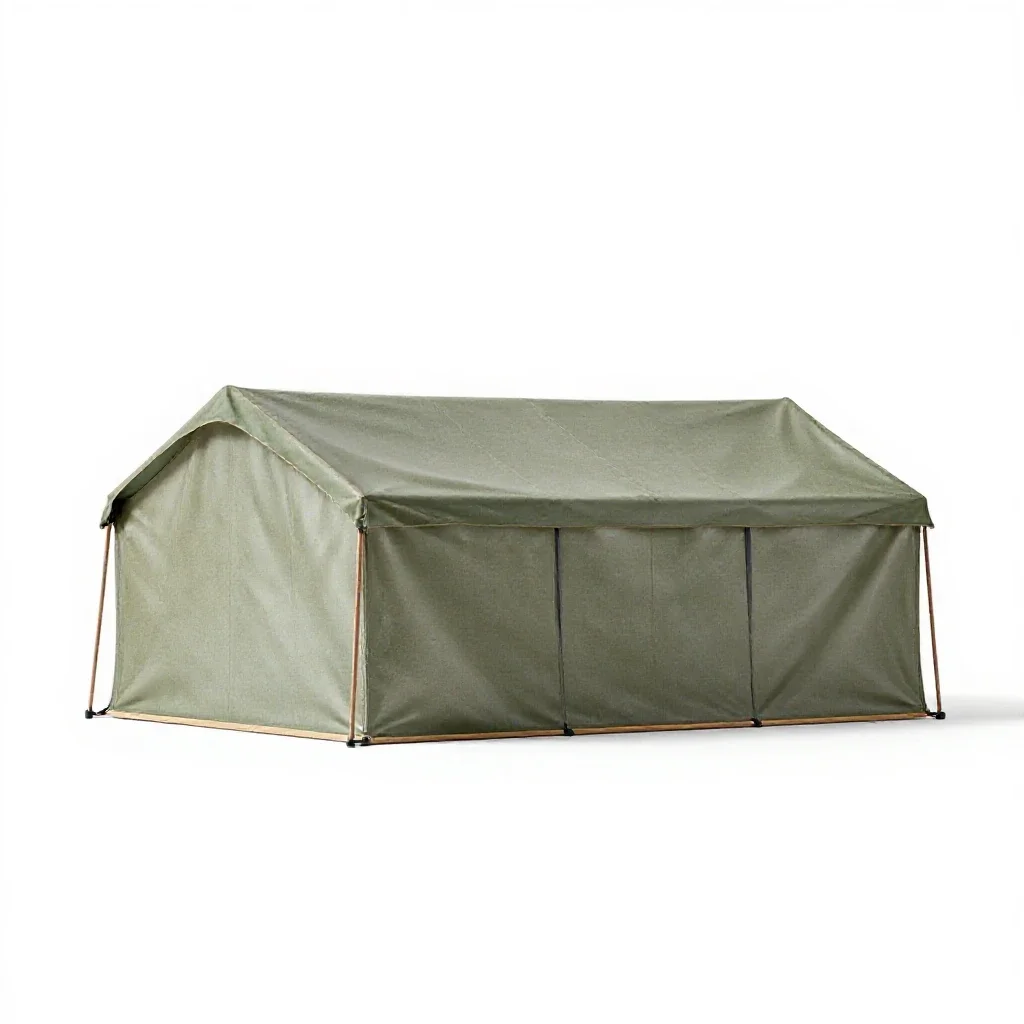 Camp isolated on a white background