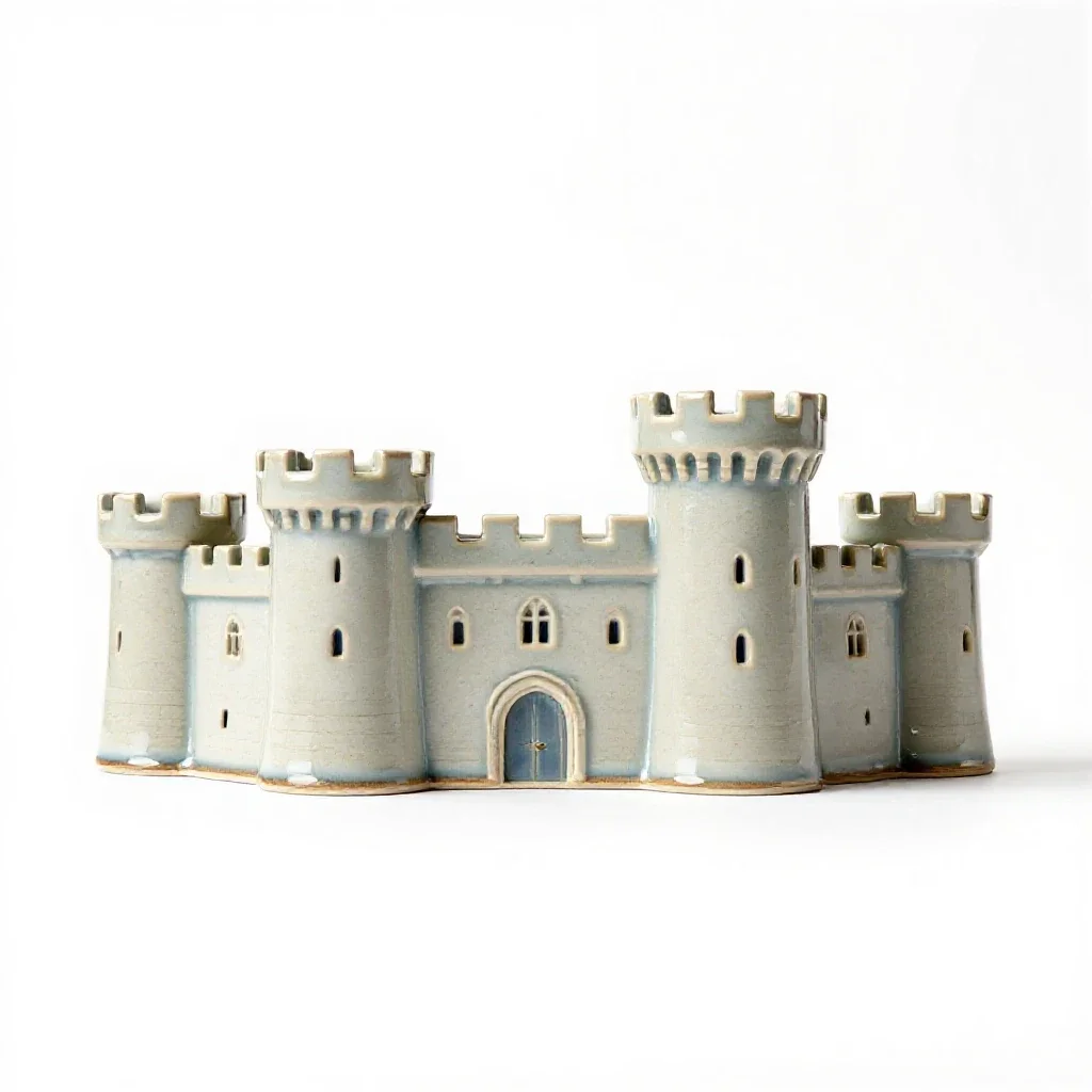 Castle isolated on a white background