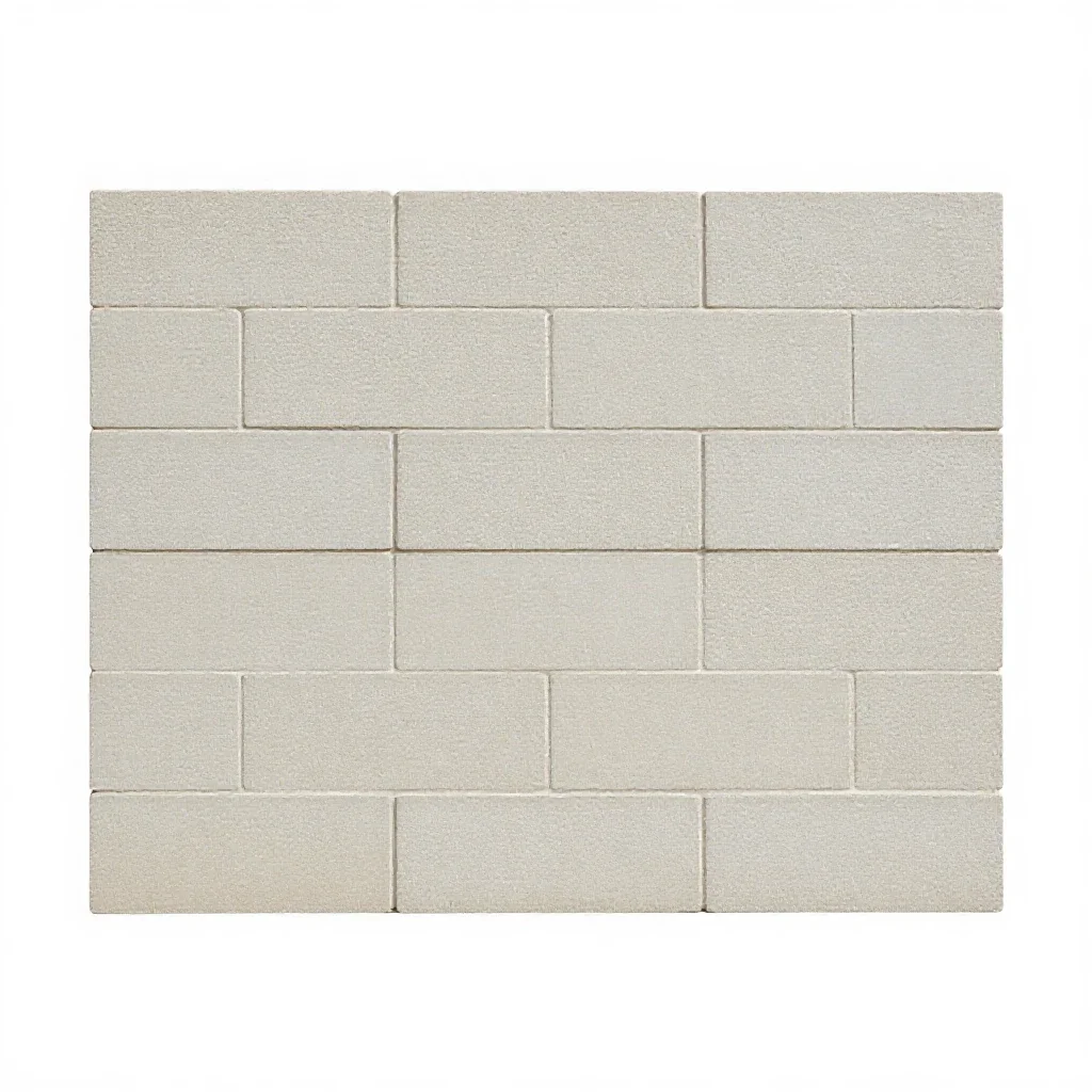 Cavity wall isolated on a white background
