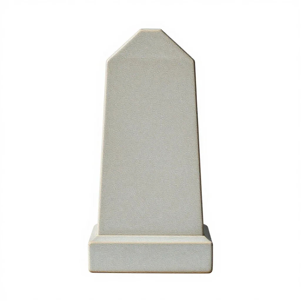 Cenotaph isolated on a white background