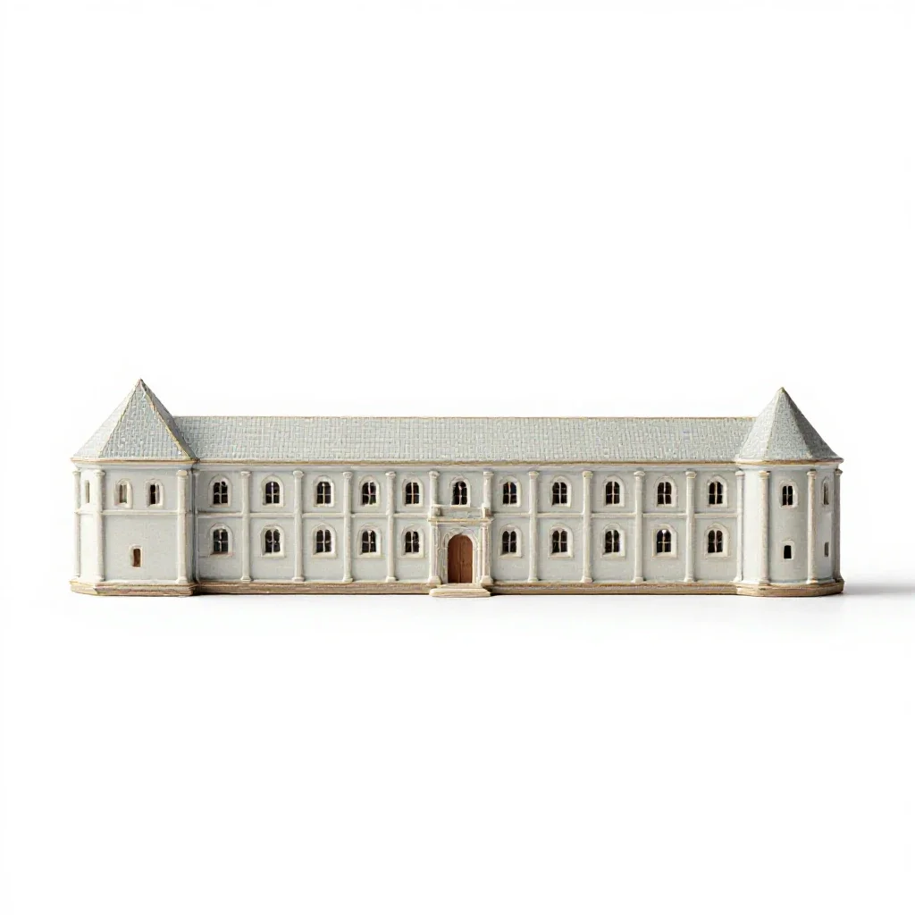 Charterhouse isolated on a white background