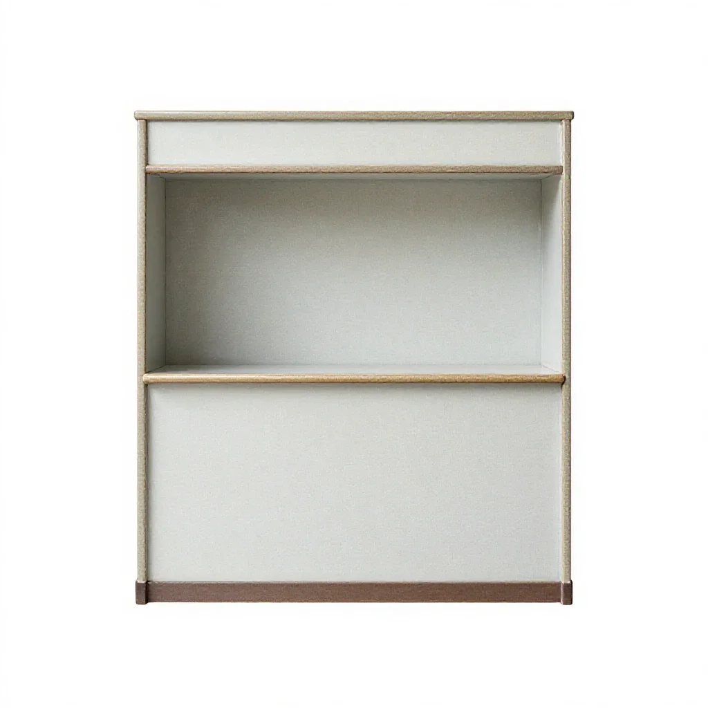 Checkroom isolated on a white background