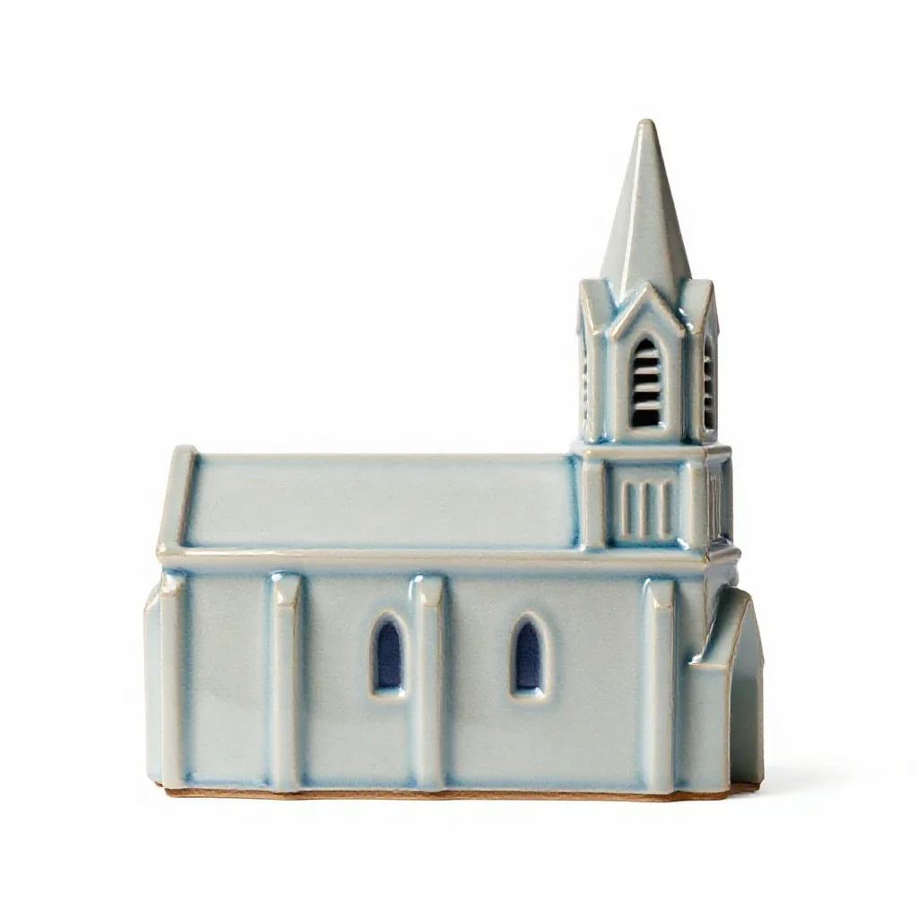 Church isolated on a white background